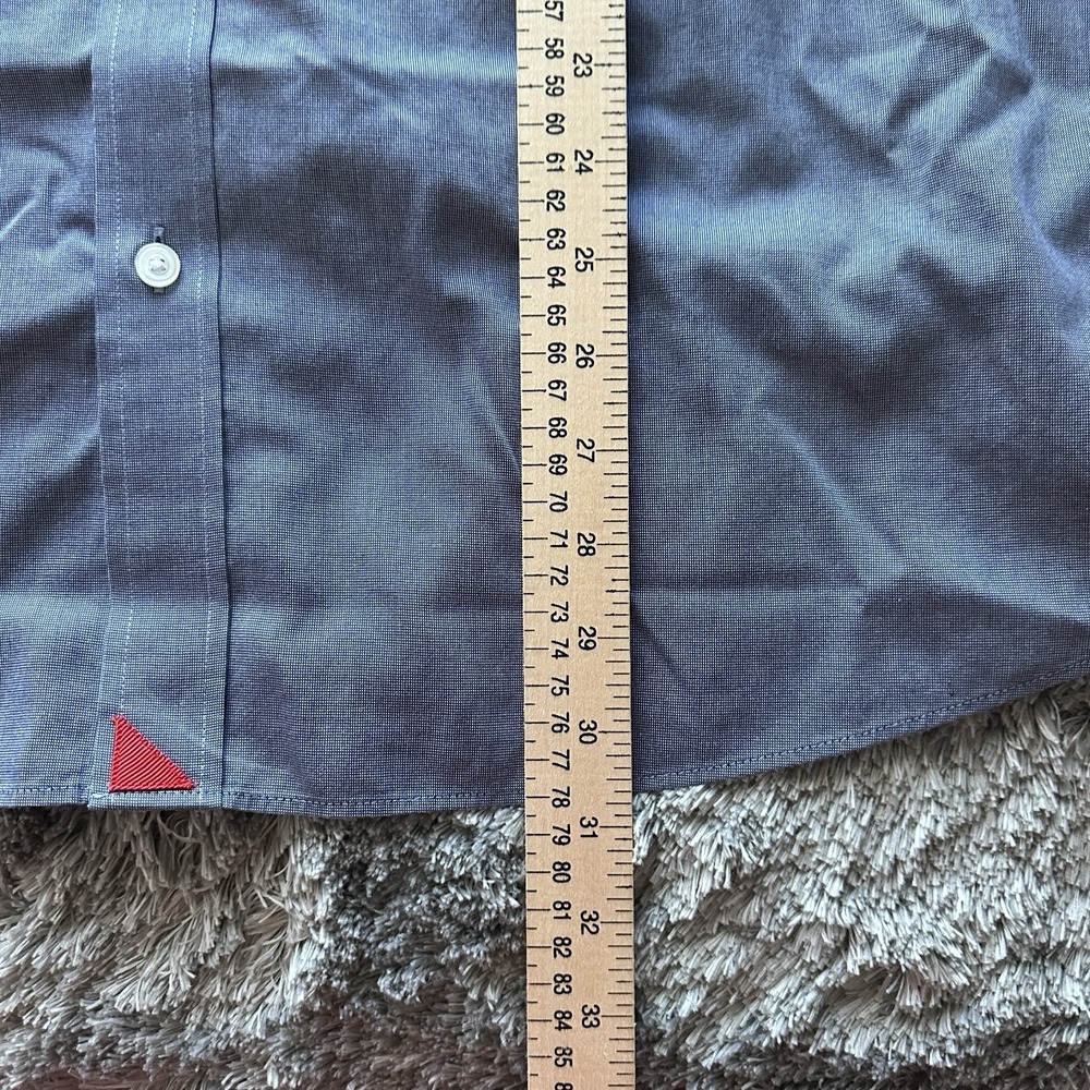 UNTUCKit Men's Long Sleeve Blue Collared Button Down Shirt Size 3XL - Picture 5 of 7
